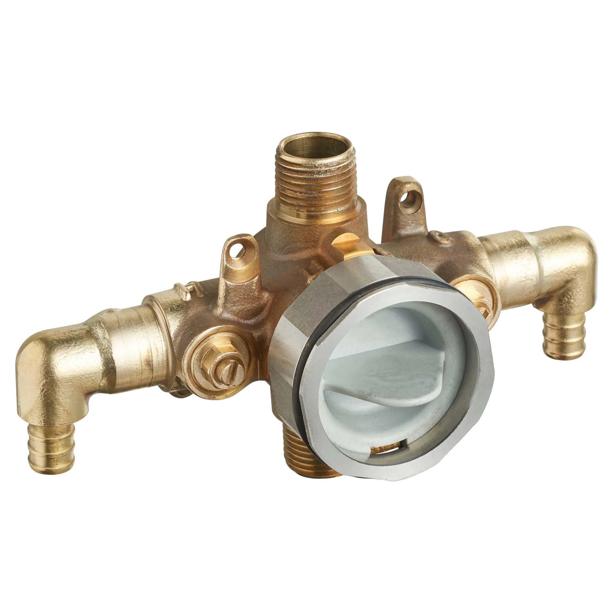 American Standard Flash Shower Rough-In Valve With PEX Inlet Elbows/Universal Outlets With Screwdriver Stops for Crimp Ring System RU107ESS