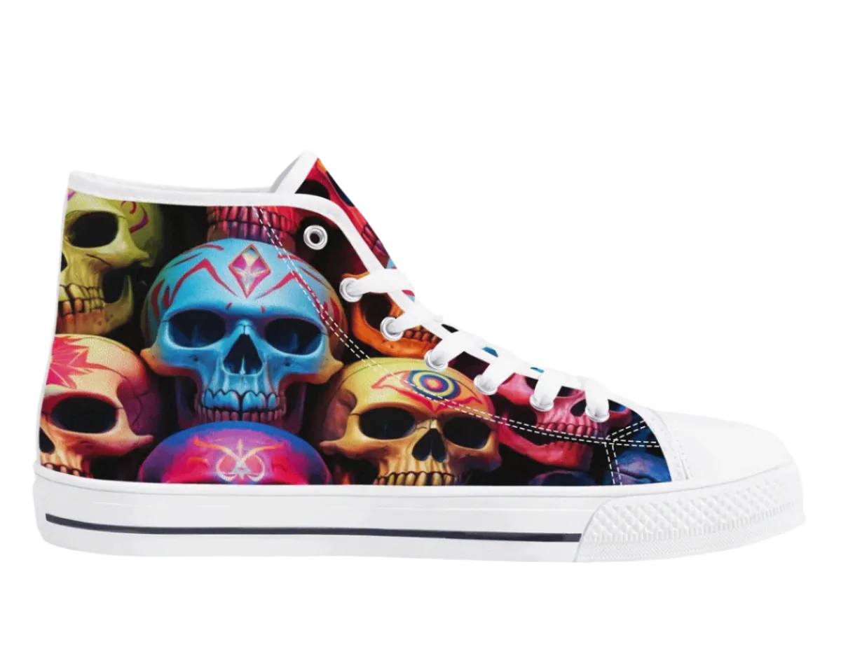 Chromatic Skulls High Tops