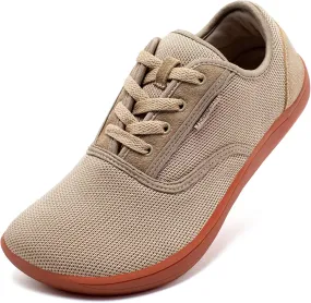 HOBIBEAR Wide-Toe-Box Barefoot Shoes for Mens Womens Minimalist Breathable Trail Running Walking Shoes