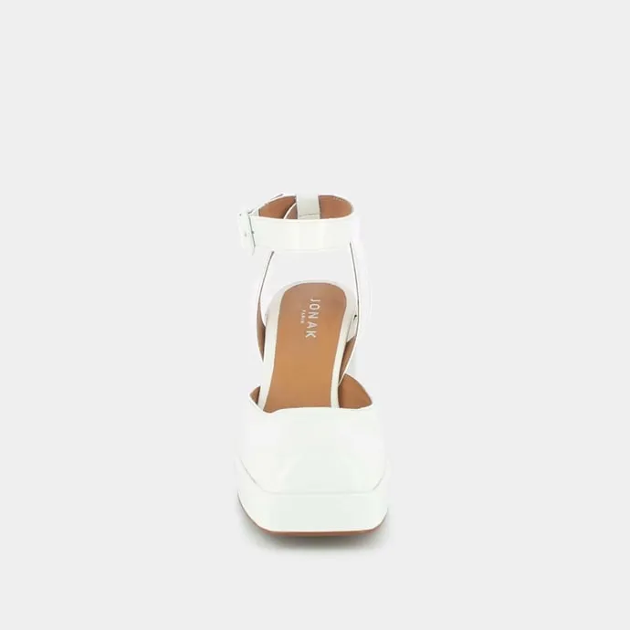 JONAK PARIS SQUARE TOE BOOTIES AND HEELS