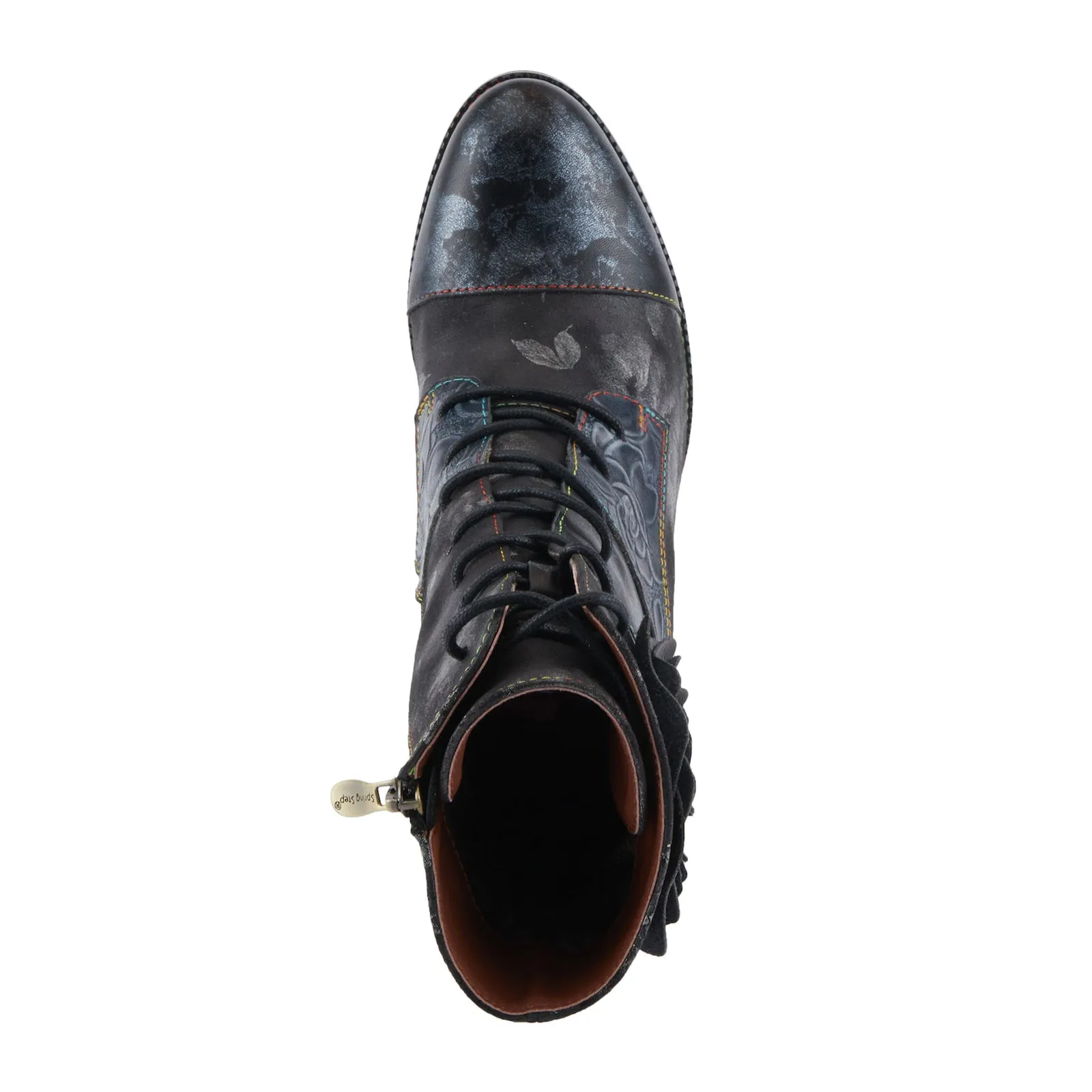 L'Artiste Roselia Heeled Ankle Boot (Women) - Black Multi