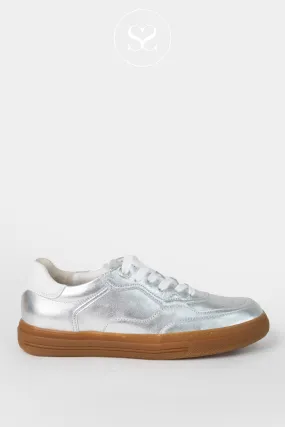 PAUL GREEN 5428 SILVER METALLIC TRAINERS