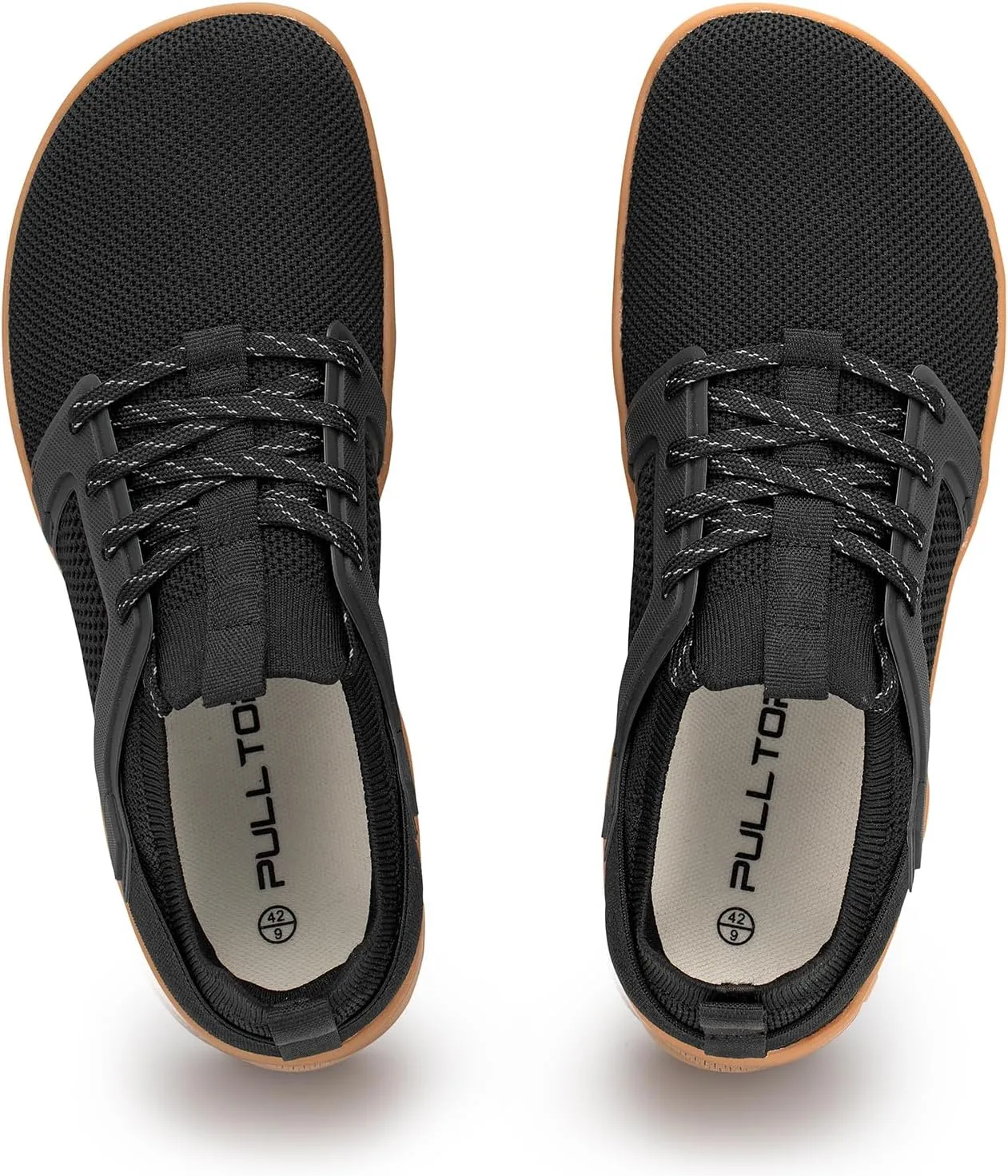 Pulltop Barefoot Trail Running Shoes for Men - Wide Toe Box | Zero Drop Sole | Minimalist Crossfit Training Shoes