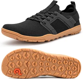 Pulltop Barefoot Trail Running Shoes for Men - Wide Toe Box | Zero Drop Sole | Minimalist Crossfit Training Shoes