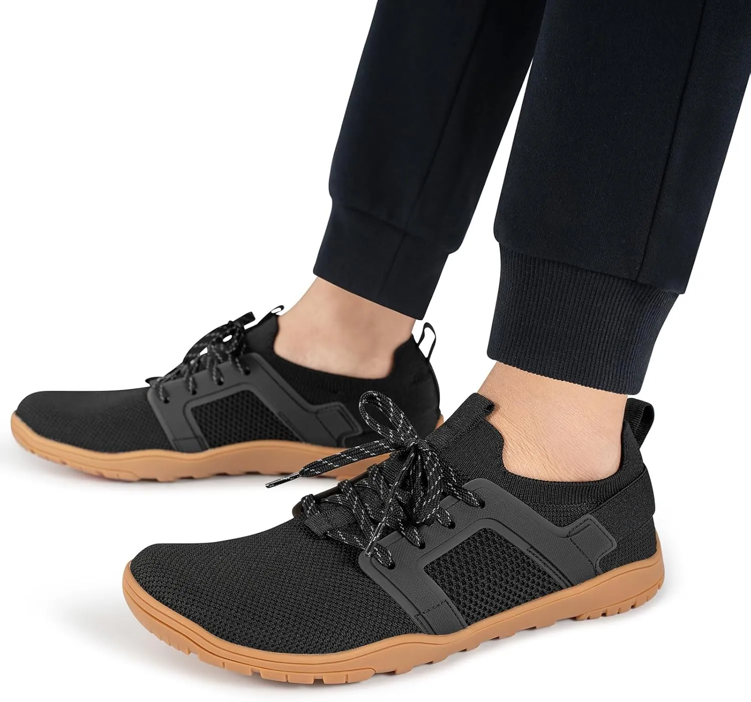 Pulltop Barefoot Trail Running Shoes for Men - Wide Toe Box | Zero Drop Sole | Minimalist Crossfit Training Shoes