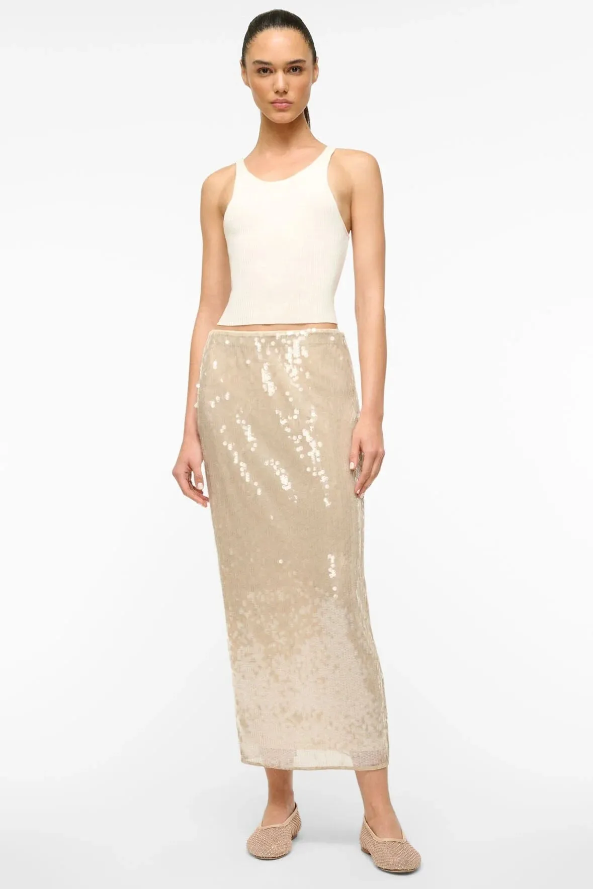 Staud Alba Ballet Champagne