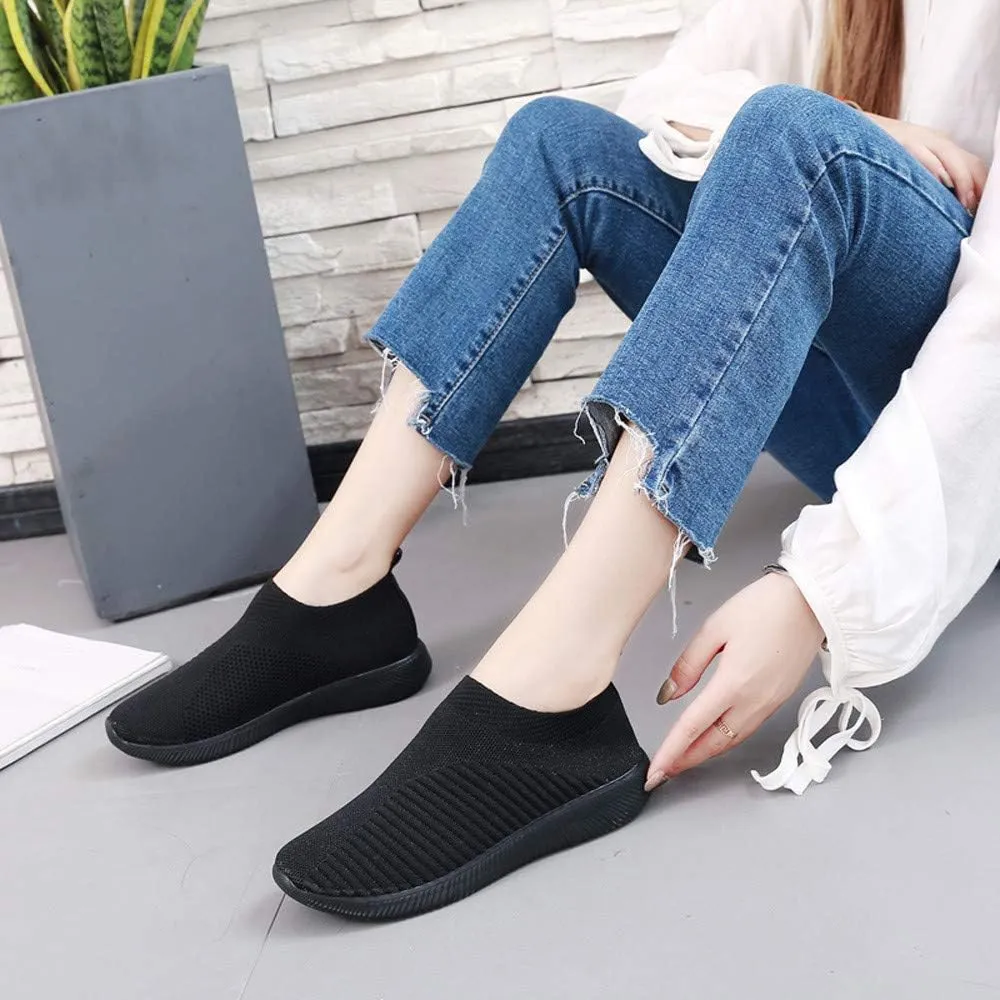Womens Non Slip Work Shoes Slip On Water Resistant Walking Shoes Women Mesh Breathable Ladies Shoes Casual Women Shoes Sneakers White Tennis Shoe White Loafers