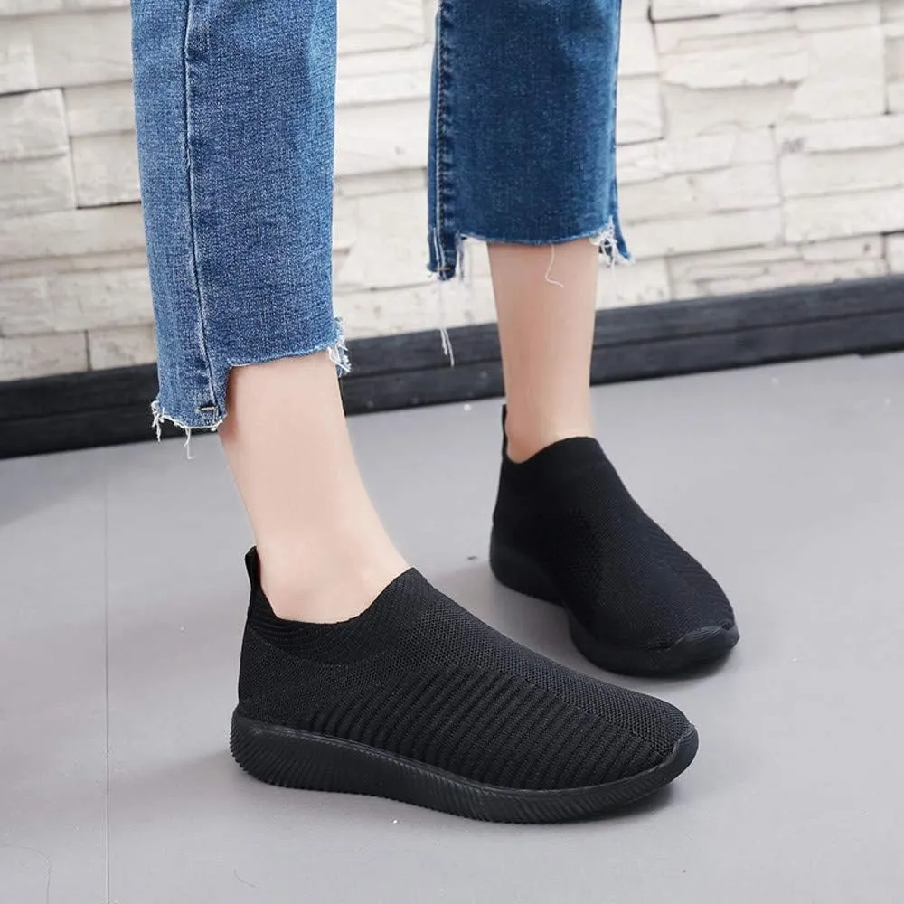 Womens Non Slip Work Shoes Slip On Water Resistant Walking Shoes Women Mesh Breathable Ladies Shoes Casual Women Shoes Sneakers White Tennis Shoe White Loafers
