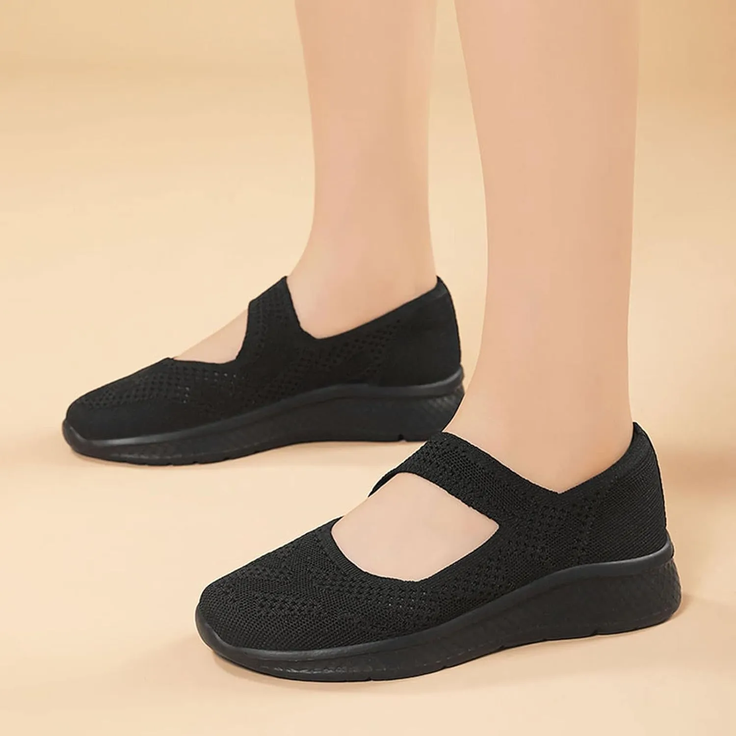 Womens Orthopedic Diabetic Shoes Slip On Walking Sneakers with Arch Support Comfortable Casual Loafers Plantar Fasciitis Relief Foot Heel Pain