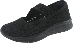 Womens Orthopedic Diabetic Shoes Slip On Walking Sneakers with Arch Support Comfortable Casual Loafers Plantar Fasciitis Relief Foot Heel Pain