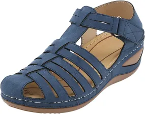 Womens Orthopedic Wedge Sandals Sandalias De Verano Para Mujer De Tacon Sandals for Women Dressy Casual Orthopaedic Shoes for Women Arch Support Orthopedic Shoes Wide Wide Foot Heels